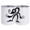 10 oz. White Stainless Steel Short Tumbler Thumbnail