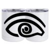 10 oz. White Stainless Steel Short Tumbler Thumbnail
