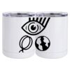 10 oz. White Stainless Steel Short Tumbler Thumbnail