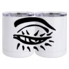 10 oz. White Stainless Steel Short Tumbler Thumbnail