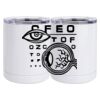 10 oz. White Stainless Steel Short Tumbler Thumbnail