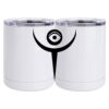 10 oz. White Stainless Steel Short Tumbler Thumbnail