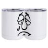 10 oz. White Stainless Steel Short Tumbler Thumbnail