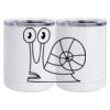 10 oz. White Stainless Steel Short Tumbler Thumbnail