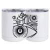 10 oz. White Stainless Steel Short Tumbler Thumbnail