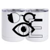 10 oz. White Stainless Steel Short Tumbler Thumbnail