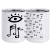10 oz. White Stainless Steel Short Tumbler Thumbnail