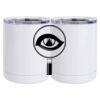 10 oz. White Stainless Steel Short Tumbler Thumbnail