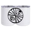 10 oz. White Stainless Steel Short Tumbler Thumbnail