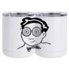 10 oz. White Stainless Steel Short Tumbler Thumbnail