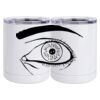10 oz. White Stainless Steel Short Tumbler Thumbnail