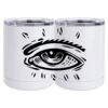 10 oz. White Stainless Steel Short Tumbler Thumbnail