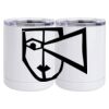 10 oz. White Stainless Steel Short Tumbler Thumbnail