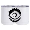 10 oz. White Stainless Steel Short Tumbler Thumbnail