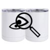 10 oz. White Stainless Steel Short Tumbler Thumbnail