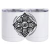 10 oz. White Stainless Steel Short Tumbler Thumbnail