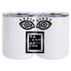 10 oz. White Stainless Steel Short Tumbler Thumbnail