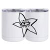 10 oz. White Stainless Steel Short Tumbler Thumbnail