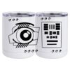 10 oz. White Stainless Steel Short Tumbler Thumbnail