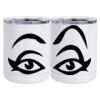 10 oz. White Stainless Steel Short Tumbler Thumbnail