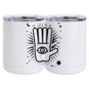 10 oz. White Stainless Steel Short Tumbler Thumbnail