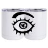 10 oz. White Stainless Steel Short Tumbler Thumbnail