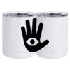 10 oz. White Stainless Steel Short Tumbler Thumbnail