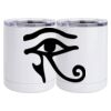 10 oz. White Stainless Steel Short Tumbler Thumbnail
