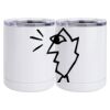 10 oz. White Stainless Steel Short Tumbler Thumbnail