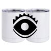 10 oz. White Stainless Steel Short Tumbler Thumbnail