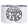 10 oz. White Stainless Steel Short Tumbler Thumbnail