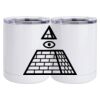 10 oz. White Stainless Steel Short Tumbler Thumbnail