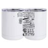 10 oz. White Stainless Steel Short Tumbler Thumbnail