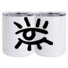 10 oz. White Stainless Steel Short Tumbler Thumbnail