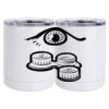 10 oz. White Stainless Steel Short Tumbler Thumbnail