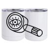10 oz. White Stainless Steel Short Tumbler Thumbnail