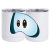 10 oz. White Stainless Steel Short Tumbler Thumbnail