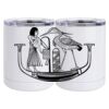 10 oz. White Stainless Steel Short Tumbler Thumbnail