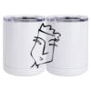 10 oz. White Stainless Steel Short Tumbler Thumbnail