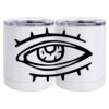 10 oz. White Stainless Steel Short Tumbler Thumbnail