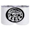 10 oz. White Stainless Steel Short Tumbler Thumbnail