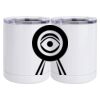 10 oz. White Stainless Steel Short Tumbler Thumbnail
