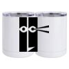 10 oz. White Stainless Steel Short Tumbler Thumbnail