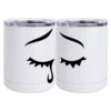 10 oz. White Stainless Steel Short Tumbler Thumbnail