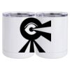 10 oz. White Stainless Steel Short Tumbler Thumbnail
