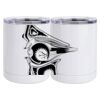 10 oz. White Stainless Steel Short Tumbler Thumbnail