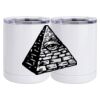 10 oz. White Stainless Steel Short Tumbler Thumbnail