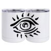 10 oz. White Stainless Steel Short Tumbler Thumbnail