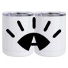10 oz. White Stainless Steel Short Tumbler Thumbnail