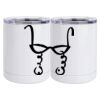 10 oz. White Stainless Steel Short Tumbler Thumbnail